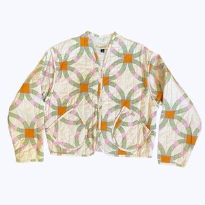 Universal Thread / retro quilted bomber jacket